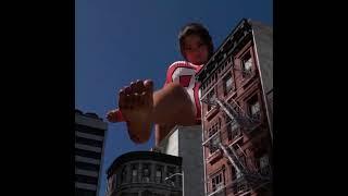 Giantess Kimberly Barefoot Made by Colossal Collages