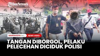 Pelaku Pelecehan Seksual di Atas KRL Tertunduk Lesu saat Digendang Polisi di Stasiun Sudimara