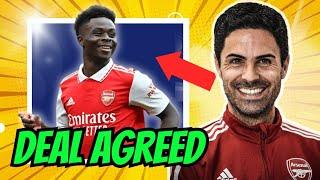 Saka SIGNS New Deal ️  Arsenal Transfer News