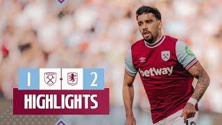 West Ham 1-2 Aston Villa  Premier League Highlights