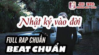  Karaoke 【Full rap chuẩn】Nhật ký vào đời - Thái VG ft. Karik  NKVD Rap Việt Jin Kara beat chuẩn