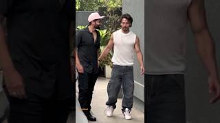 Tiger Shroff With Jackky Bhagnani Arrived At Pooja Entertainment office #celebrities