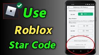 How to Use Star Codes in Roblox   Enter Roblox Star Code on Mobile