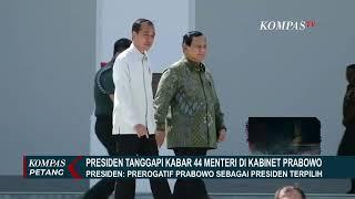 Tanggapi Kabar 44 Menteri di Kabinet Prabowo Jokowi Itu Prerogatif Prabowo