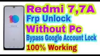 Redmi 77A 9.0 Frp Unlock Without Pc  Bypass Google Account Lock 100% Working By Tech Babul