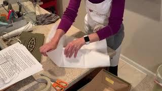 How to Line a Soap Mold with Freezer Paper Video Demo