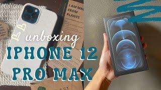 iPhone 12 Pro Max Pacific Blue  Unboxing + ASMR