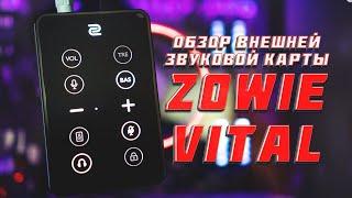 Обзор внешней звуковой карты Zowie Vital