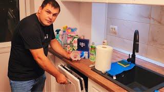 The first start of the Electrolux 9-set Dishwasher