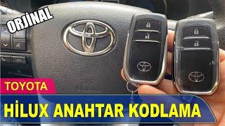 TOYOTA HİLUX YEDEK ANAHTAR KODLAMA PROGRAMLAMA