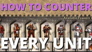 How to counter EVERY UNIT UNIT COUNTERS - Stronghold Crusader