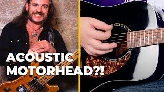 Acoustic BLUES from MOTORHEAD? Whorehouse Blues Guitar Lesson