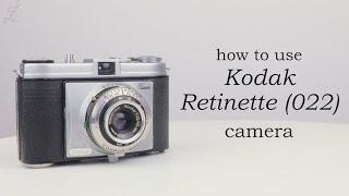 Kodak Retinette type 022 How to use - Video manual