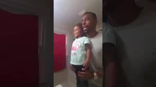 Dad Motivates Daughter for School