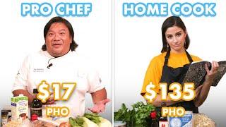 $135 vs $17 Pho Pro Chef & Home Cook Swap Ingredients  Epicurious