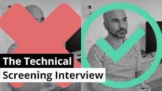 The Screening Interview Pros Cons and Tips - Types of Technical Interviews