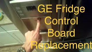  GE FRIDGE - NOT COOLING - NO DISPLAY - EASY FIX 