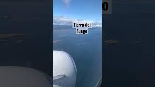 Под крылом самолета - архипелаг Огненная Земля. Полное видео на моем канале #аргентина #патагония