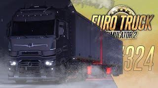 В ETS2 ПРИШЛА СУРОВАЯ ЗИМА - Frosty Winter Weather Mod - Euro Truck Simulator 2 1.46.2.6s #324