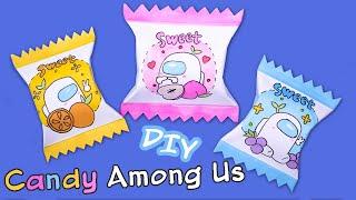 DIY Crafts Cute AMONG US Candy  Origami paper Gift idea