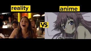 funny memes shot on iphone Reality vs anime memes #15