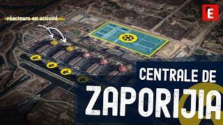 Ukraine  les zones de danger de la centrale nucléaire de Zaporijia