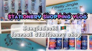 4K Vlog  Stationery Shopping at Pretty Jingle  First Journal Stationery Shop in Bangladesh