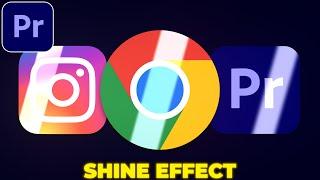 ICON SHINE Effect in Premiere Pro  Logo Shine Effect