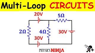Solving Circuit Problems using Kirchhoffs Rules