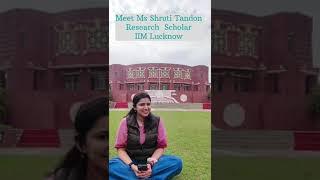 Why Did I Visit IIM Lucknow?