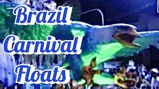 Brazil Carnival Floats HUGE Blue Eagle Float at the Rio Carnival