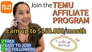 Temus Affiliate Program Is An Easy Way To Make Money #temu #shoptemu #temuaffiliateprogram