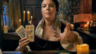 A Tale of Fate  ASMR Dark Fortune Teller Roleplay tarot & palm reading scrying mirror