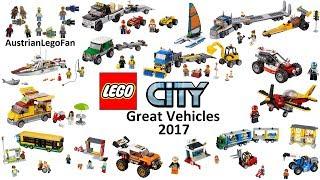 All Lego City Great Vehicles 2017 - Lego Speed Build Review