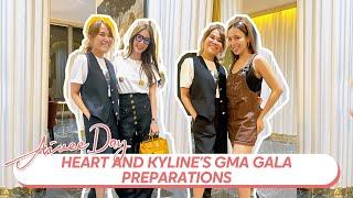 HEART AND KYLINES GMA GALA PREPARATIONS