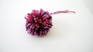 How to Make a Pom Pom Using Only Your Hands