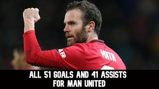 Juan Mata  All Goals and Assists for Manchester United