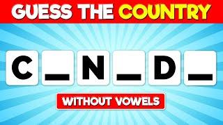 Guess the Country WITHOUT Vowels 