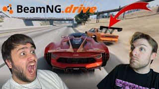 BeamNG Funny Moments - We Cant Drive for More Than 2 Seconds Without Crashing