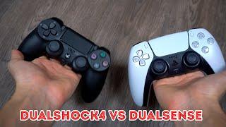 DUALSENSE PS5 ОБЗОР НА РУССКОМ Сравнение с Dualshock 4 V2 кто круче?