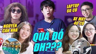 CÁC RICHKID SCHANNEL ĐƯỢC BỐ MẸ THƯỞNG GÌ KHI ĐỖ ĐH? - LAPTOP 60 CỦ NGUYÊN CĂN NHÀ???