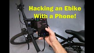 Hacking an Ebike with a phone Reprogamming Bafang Mid Drives