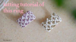 tatting tutorial of this ring