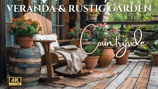 Rustic Outdoor Retreat Designing Countryside Veranda with Vintage Rustic Garden  Farmhouse Retreat