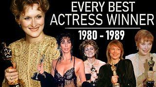 OSCARS  Best Actress 1980-1989 - TRIBUTE VIDEO