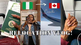 TRAVEL VLOG Leaving Nigeria to Vancouver Canada  Relocation Vlog  Flying Ethiopian Airlines