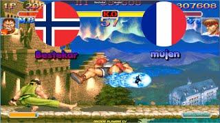 Super Street Fighter 2 Turbo  Bestekar Norway vs mujen France 超级街霸2X