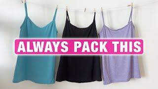 REVIEW Best Merino Wool Camisoles with Shelf Bra for Travel Layering