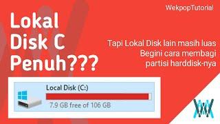 Cara Membagi Partisi Harddisk  Bayu Wekpop Tutorial