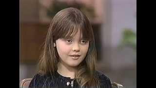 Christina Ricci interview 1990. Age 9